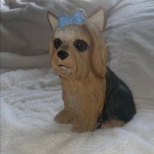 💕Preloved - Adorable Yorkshire Terrier Plastic Figurine